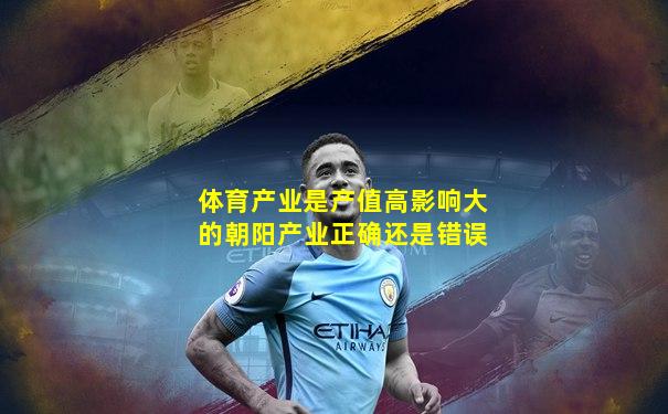 体育产业是产值高影响大的朝阳产业正确还是错误