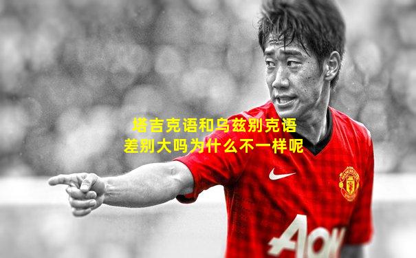 塔吉克语和乌兹别克语差别大吗为什么不一样呢