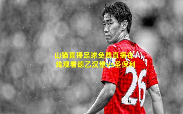 山猫直播足球免费直播在线观看德乙汉堡vs圣保利
