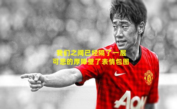我们之间已经隔了一层可悲的厚障壁了表情包图