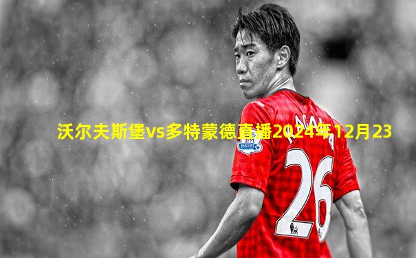 沃尔夫斯堡vs多特蒙德直播2024年12月23